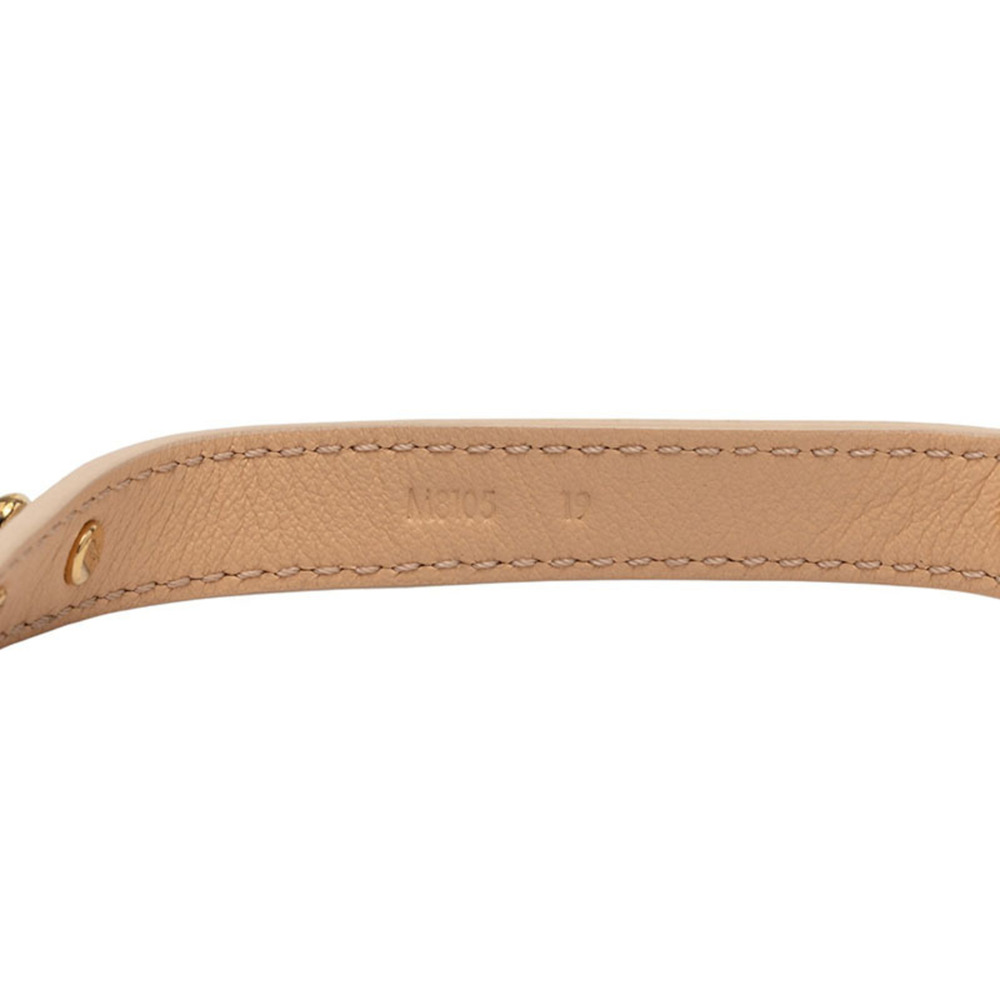 LOUIS VUITTON Cream Leather Charm Bracelet - Picture 5 of 6